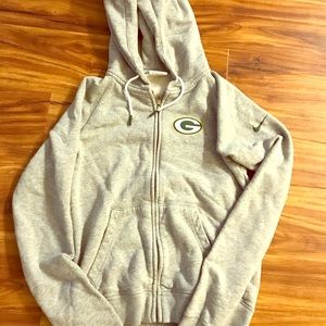 Nike Green Bay Packers zip up hoodie